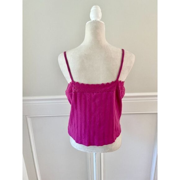 Mudd NWT Pink Button Up Tie Front Tank Top XXL - Picture 5 of 6